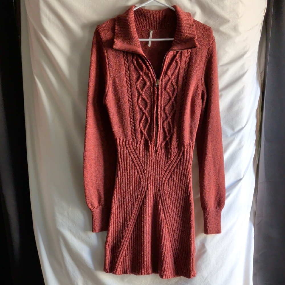 Free People Mont Blanc Mini Sweater Dress